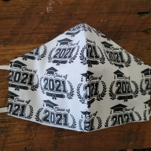 Class of 2021 Handmade Cotton Facemask